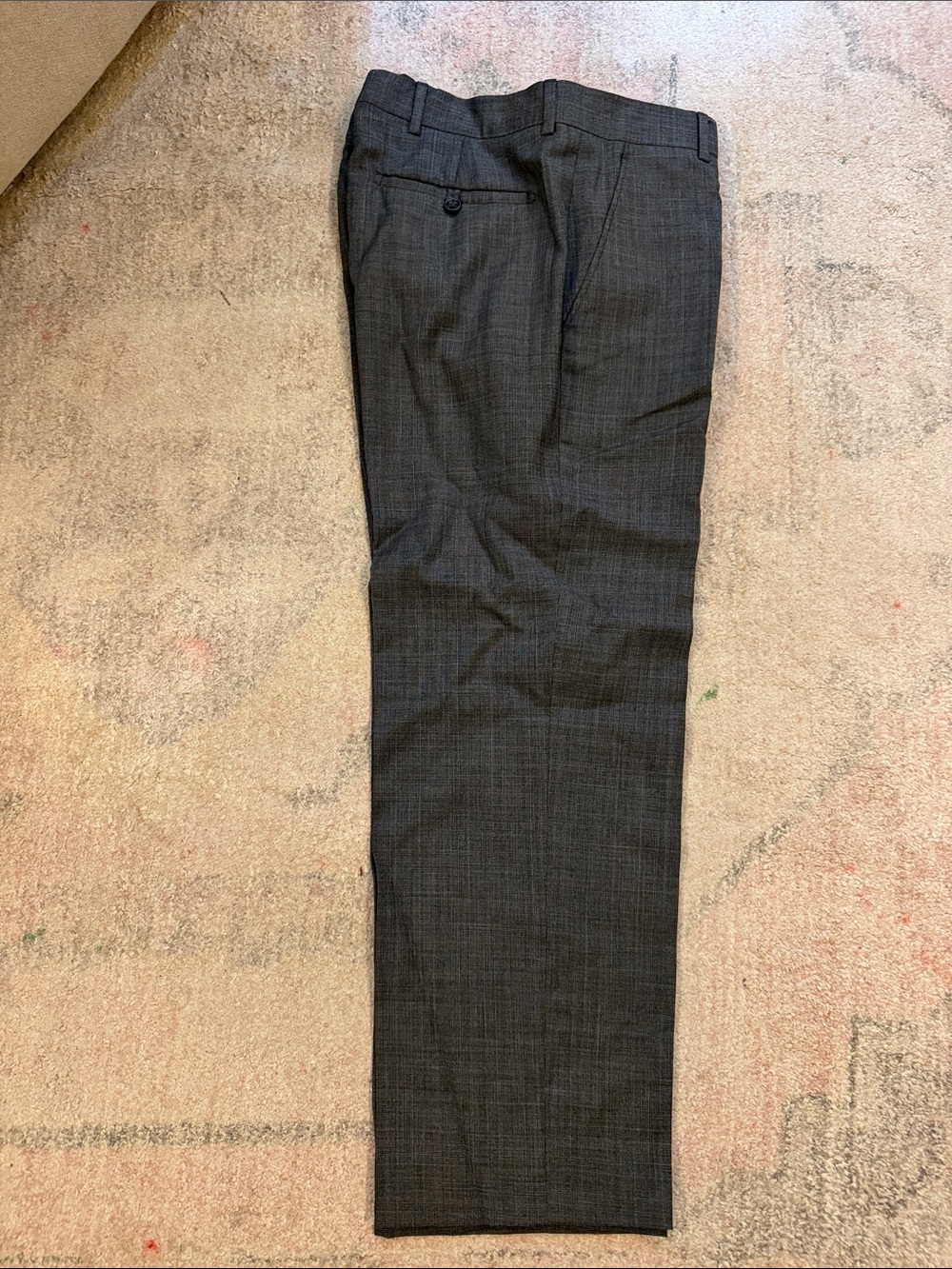 Banana Republic Men's Dark Charcoal Gray Dress Pants